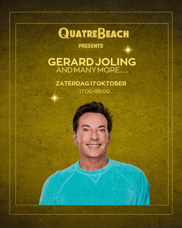 QuatreBeach Presents Gerard Joling