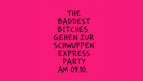 Schwuppenexpress Party