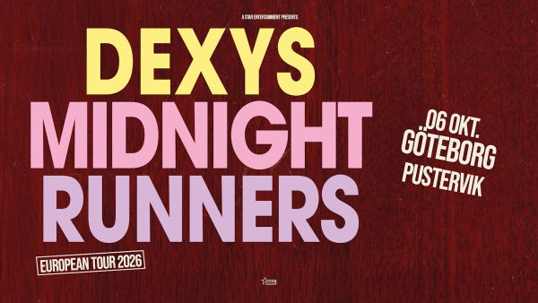Dexys Midnight Runners @ Pustervik 2026-10-06