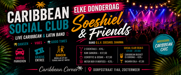 Caribbean Social Club – 24 september 2026