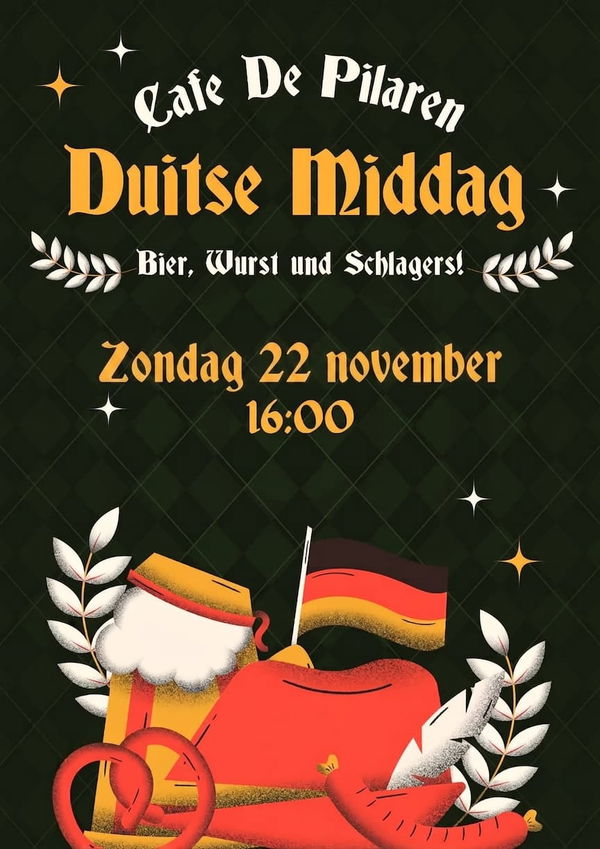 Duitse middag @ café de Pilaren 2026-11-22