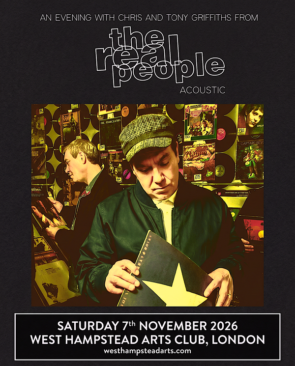 The Real People @ West Hampstead Arts Club 2026-11-07
