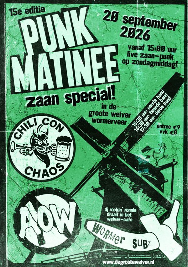 Wormer Subz @ De Groote Weiver 2026-09-20