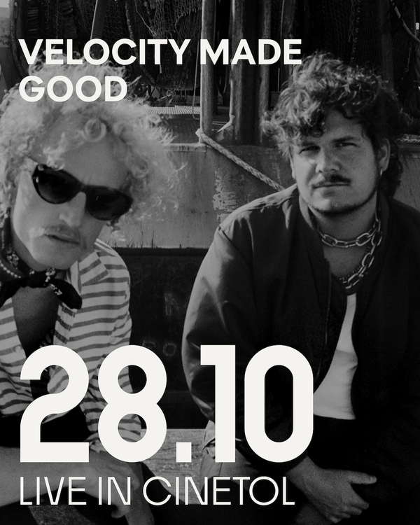 Velocity Made Good @ Cinetol 2026-10-28