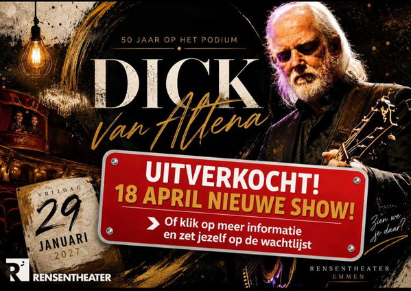 Dick van Altena @ Rensentheater Emmen 2027-01-29