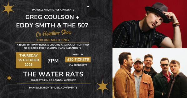 Greg Coulson @ The Water Rats 2026-10-15