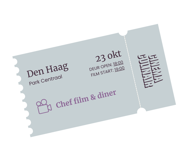 Chef film & diner @ Park Centraal Den Haag, part of Sircle Collection 2026-10-23