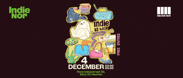 IndieNor @ Poppodium Nieuwe Nor 2026-12-04