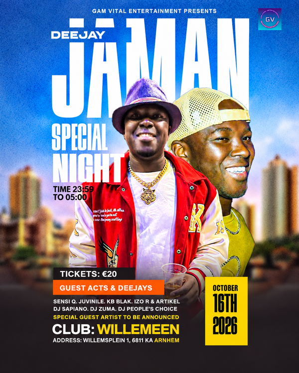 DJ Jaman @ Willemeen 2026-10-16