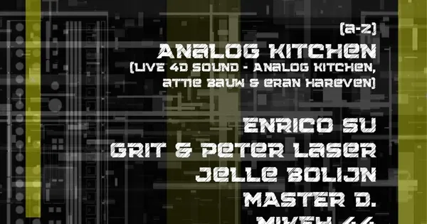 Analog Kitchen @ Club Baggerbeest 2026-10-22