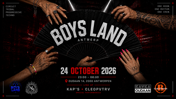 BOYS LAND – Fans Party @ Kavka Zappa 2026-10-24