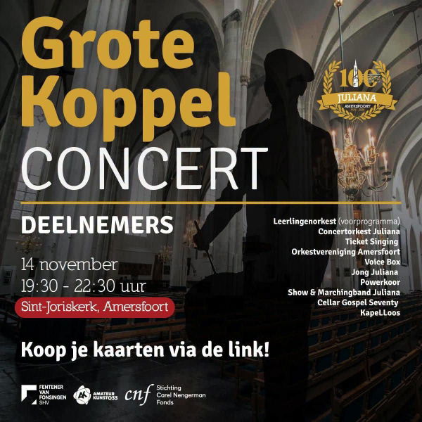 Chr. Muziek- en Showband Juliana @ Sint-Joriskerk 2026-11-14