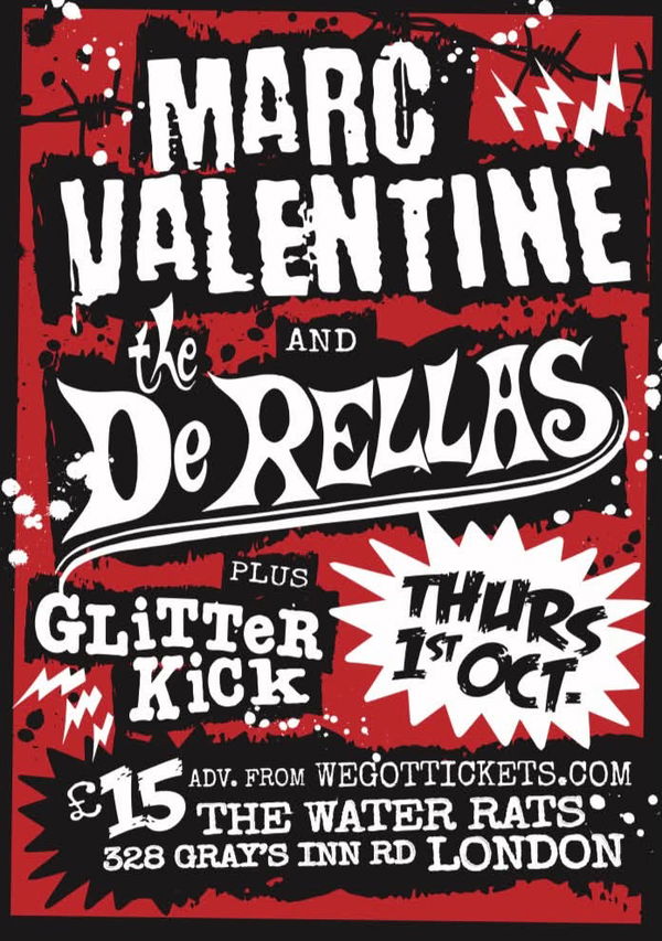 Marc Valentine @ The Water Rats 2026-10-01