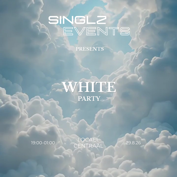 Singlz white party – Haarlem @ Locael Centraal 2026-08-29