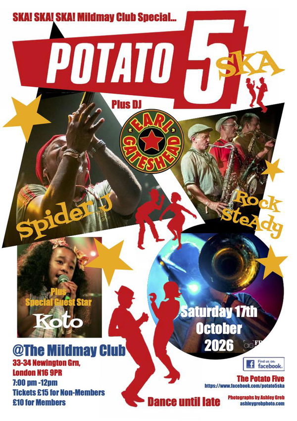 Potato 5 @ The Mildmay Club 2026-10-17