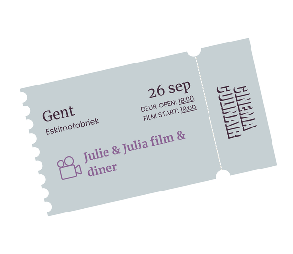 Julie & Julia film + diner @ Eskimofabriek 2026-09-26